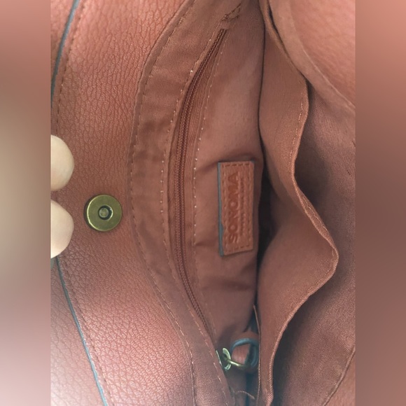 Sonoma Crossbody Purse Rust Red/Brown NWOT - Picture 13 of 16
